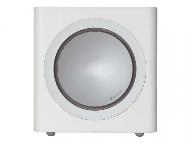 Monitor Audio Radius 390 (Satin White) вид сбоку